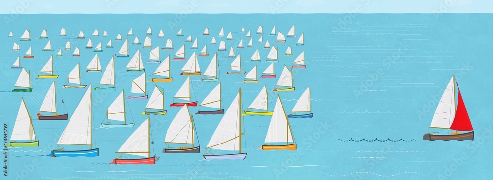 Ahead of the Competition / Catboats